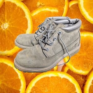 Timberland Ankle Boots Waterproof Anti-Fatigue Green Leather Women's 9‎